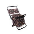 Chaise de camping pliante légère extérieure de mode facile transporter chaise de pêche durable avec sac isotherme